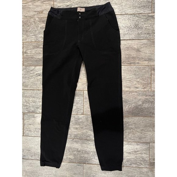 Royal Robbins Hiking Pants size 8 Black Chill Blocker Active‎ Pant Black 34168 - Picture 1 of 11